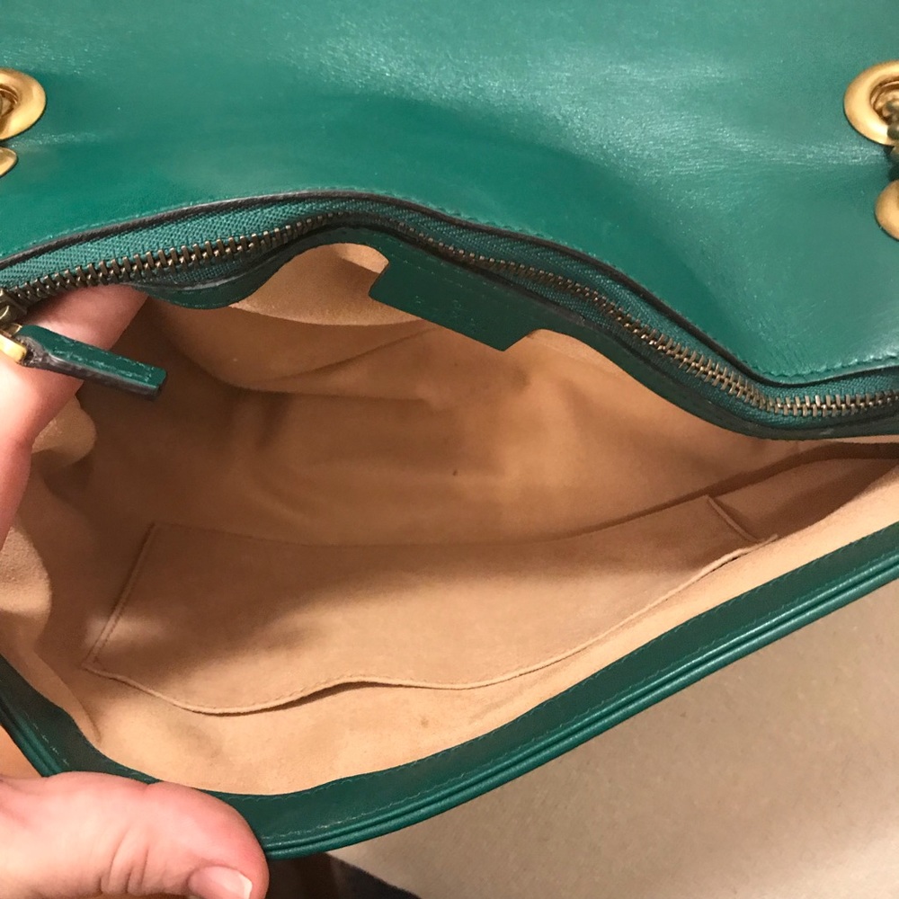 Authentic Gucci Medium Marmont Shoulder Flap Bag - Picture 8 of 8